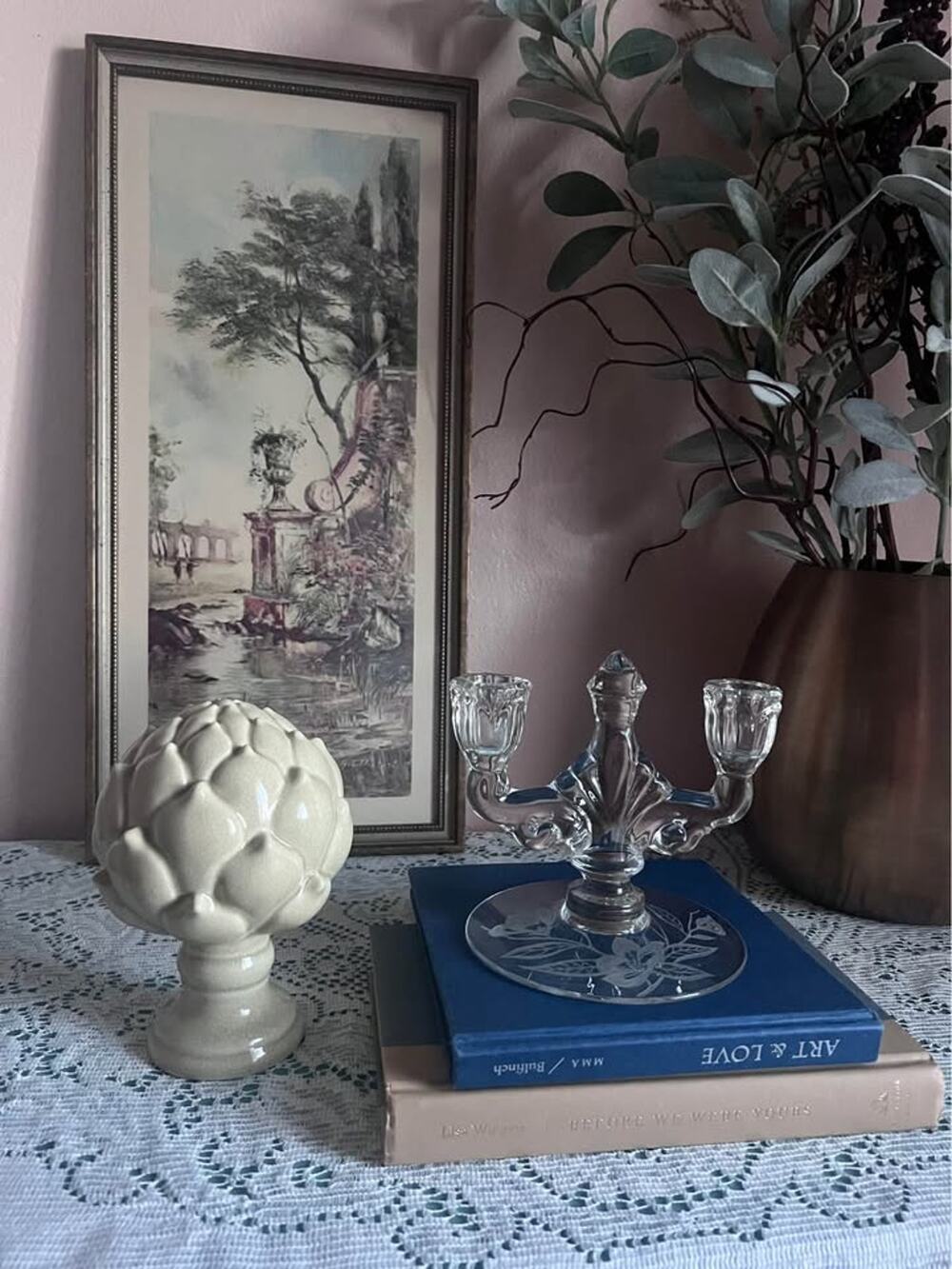 Vintage Double light Candlestick by Heisy